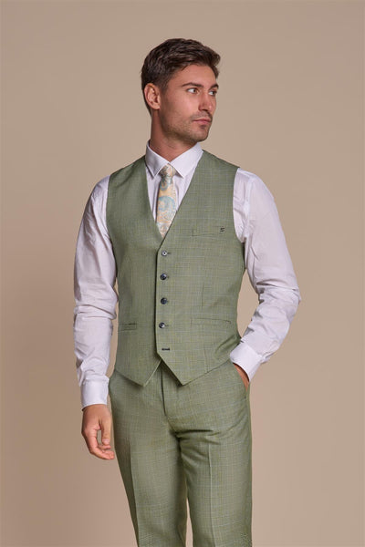 Caridi Waistcoat - Sage