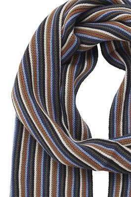 Blend Striped Scarf - Blue/Black