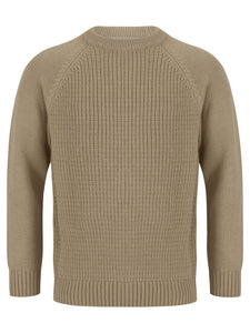 DG’s Crew Neck Knitwear - Camel