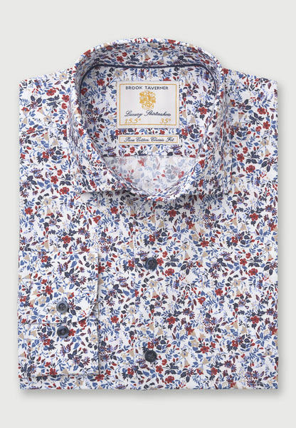 Multicoloured Floral Print Casual Shirt