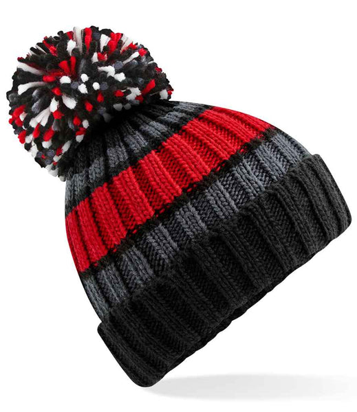 B R O K E N Chunky Stripe Beanie