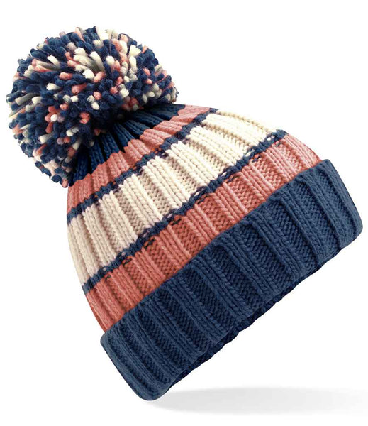 B R O K E N Chunky Stripe Beanie