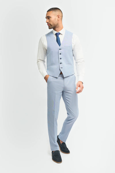 Miami Waistcoat - Sky Blue