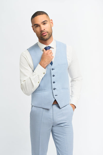 Miami Waistcoat - Sky Blue