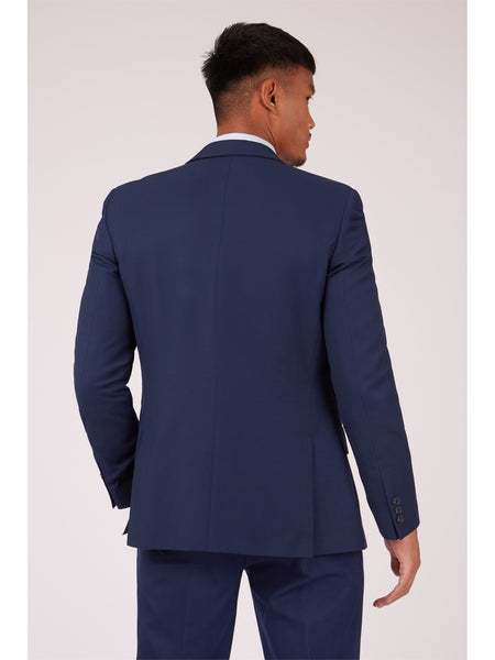 'Curtis' Sapphire Blue Twill Suit