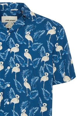 Blend Flamingo S/S Shirt Blue