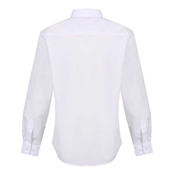 Boys Long Sleeve Shirt - Twin Pack (White)