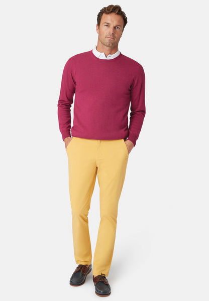 Devon Luxury Cotton Merino Crew Neck Jumper