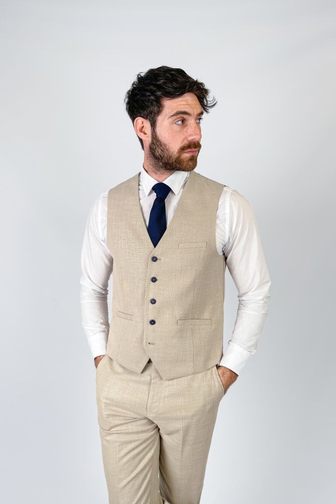 Miami Beige Waistcoat