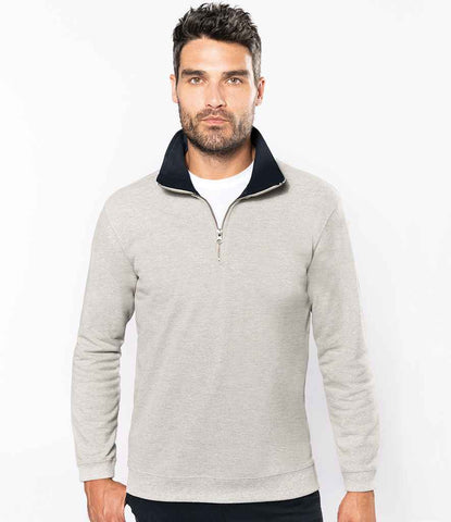 1/4 Zip Trucker Sweatshirt