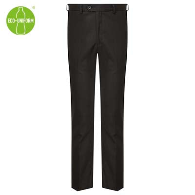 Boy's Slim Fit Black School Trousers