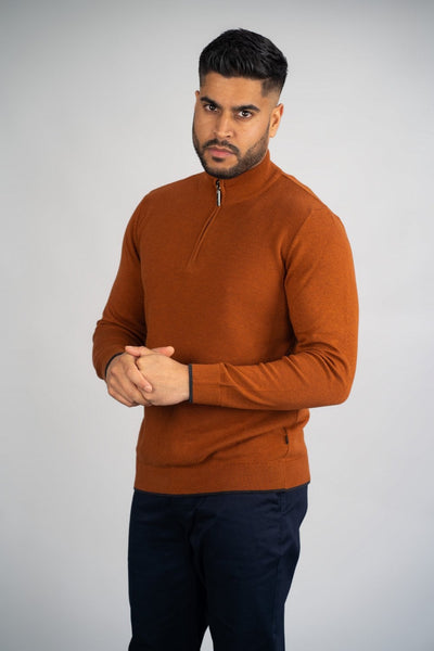 Kyle 1/4 Zip Knitted Jumper