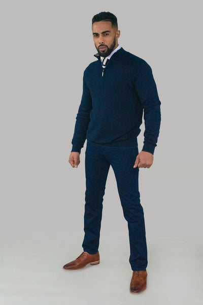 Kyle 1/4 Zip Knitted Jumper