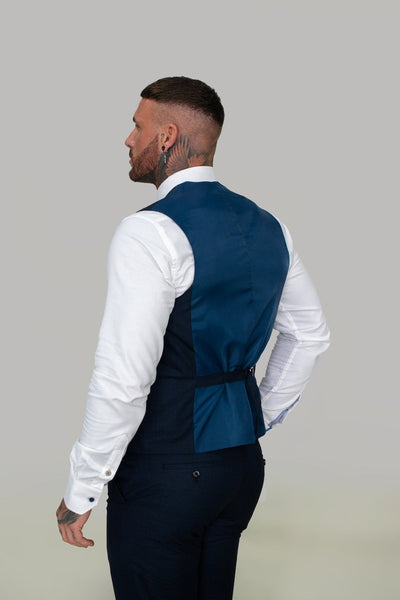 Seeba Navy Waistcoat